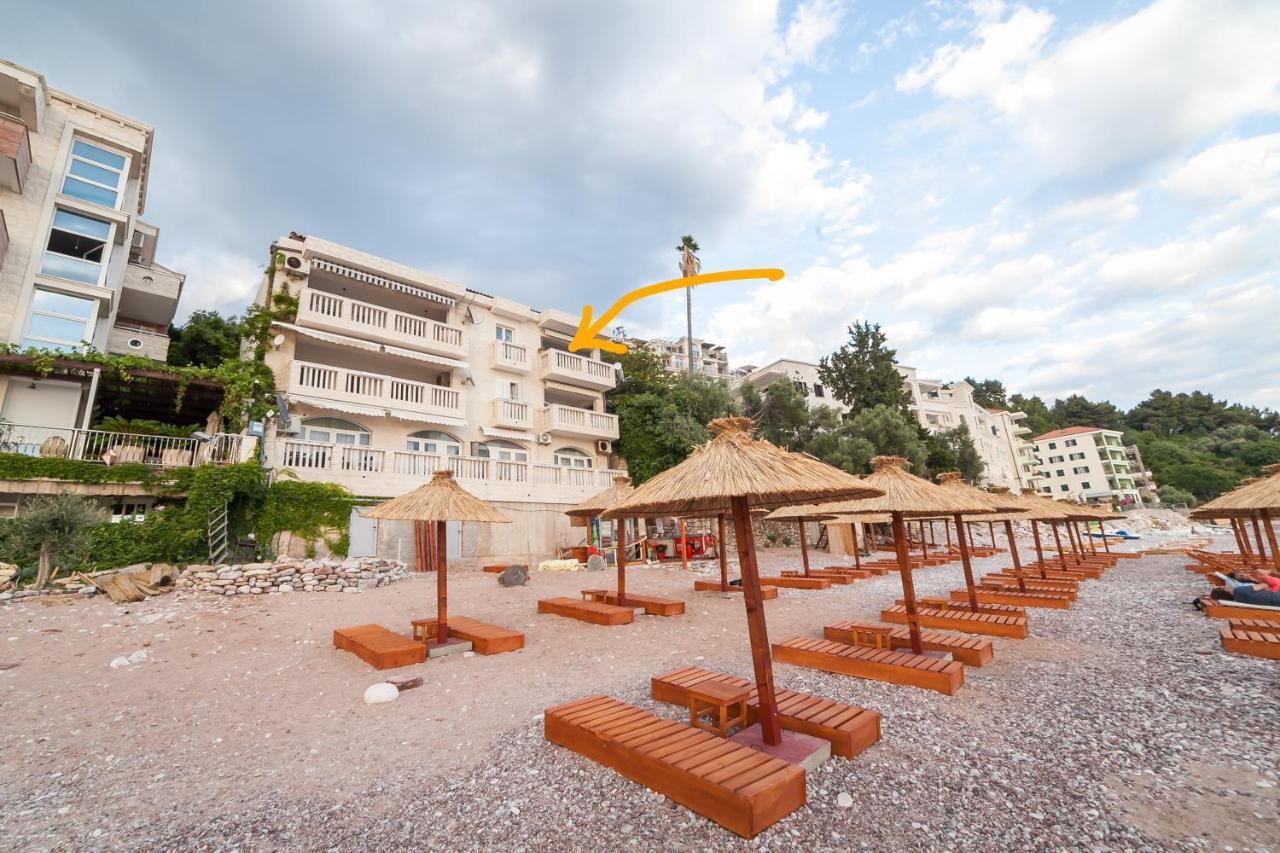 Beachfront First Line View Sveti Stefan Exteriér fotografie