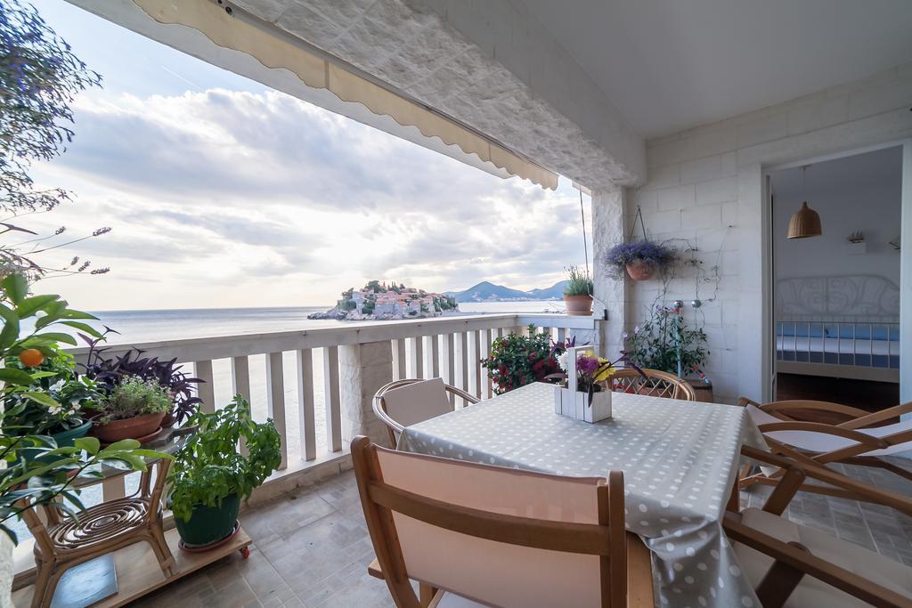 Beachfront First Line View Sveti Stefan Exteriér fotografie