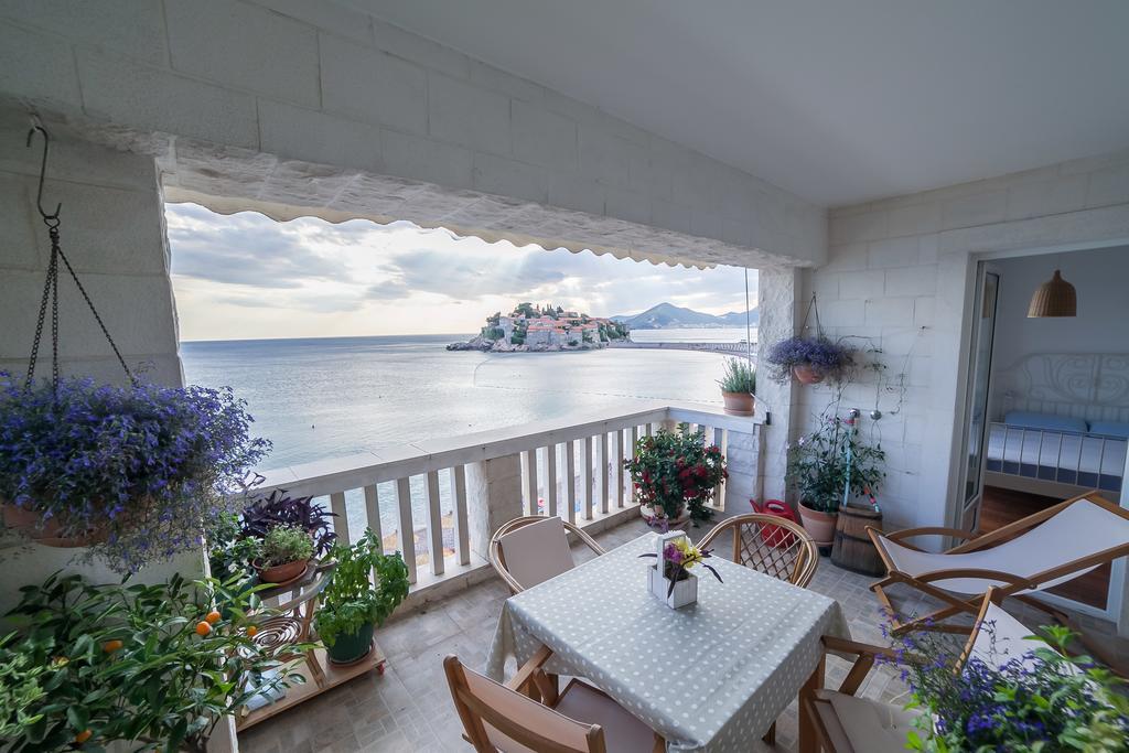 Beachfront First Line View Sveti Stefan Exteriér fotografie